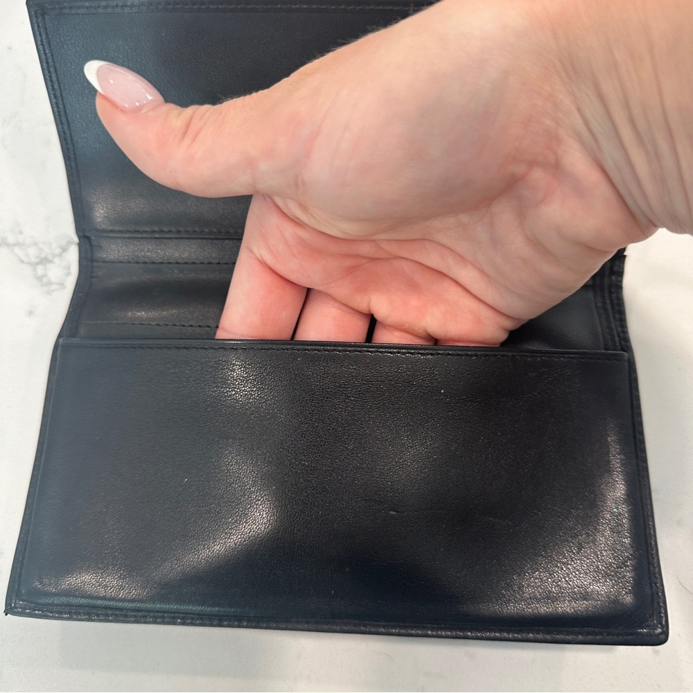 ⚜️ Tumi Black Leather Wallet - Picture 6 of 12